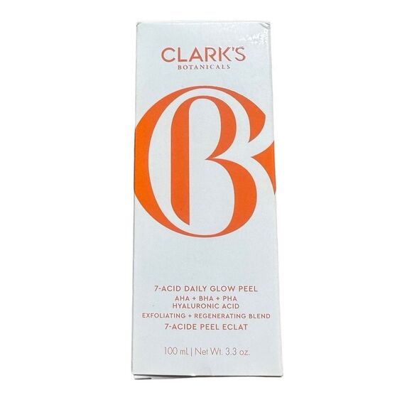CLARKS BOTANICALS 7-Acid Daily Glow Peel Exfoliator 100ml - Picture 1 of 5